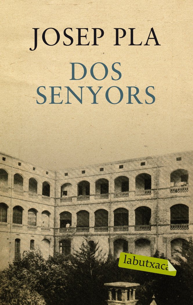 Dos senyors, de Pla | portada del libro