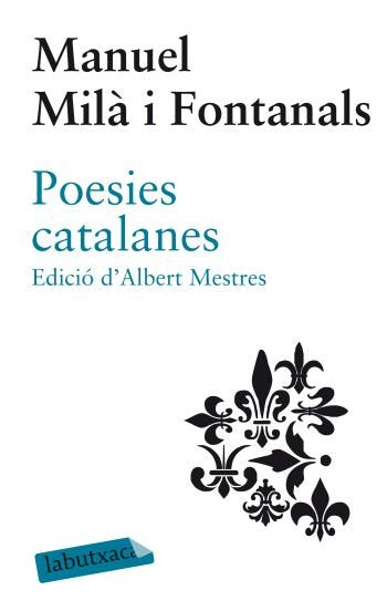 Poesies catalanes, de Milà i Fontanals | portada del libro