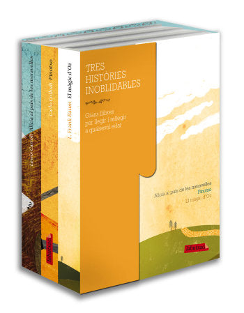 Tres històries inoblidables Pinotxo/ El Màgic d'Oz/ Alícia al país, de Collodi, Carlo | portada del libro
