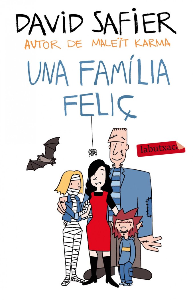 Una família feliç, de Safier, David | portada del libro