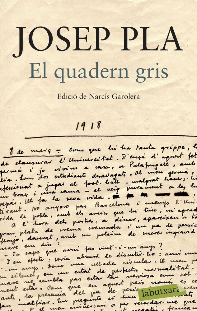 El quadern gris, de Pla, Josep | portada del libro