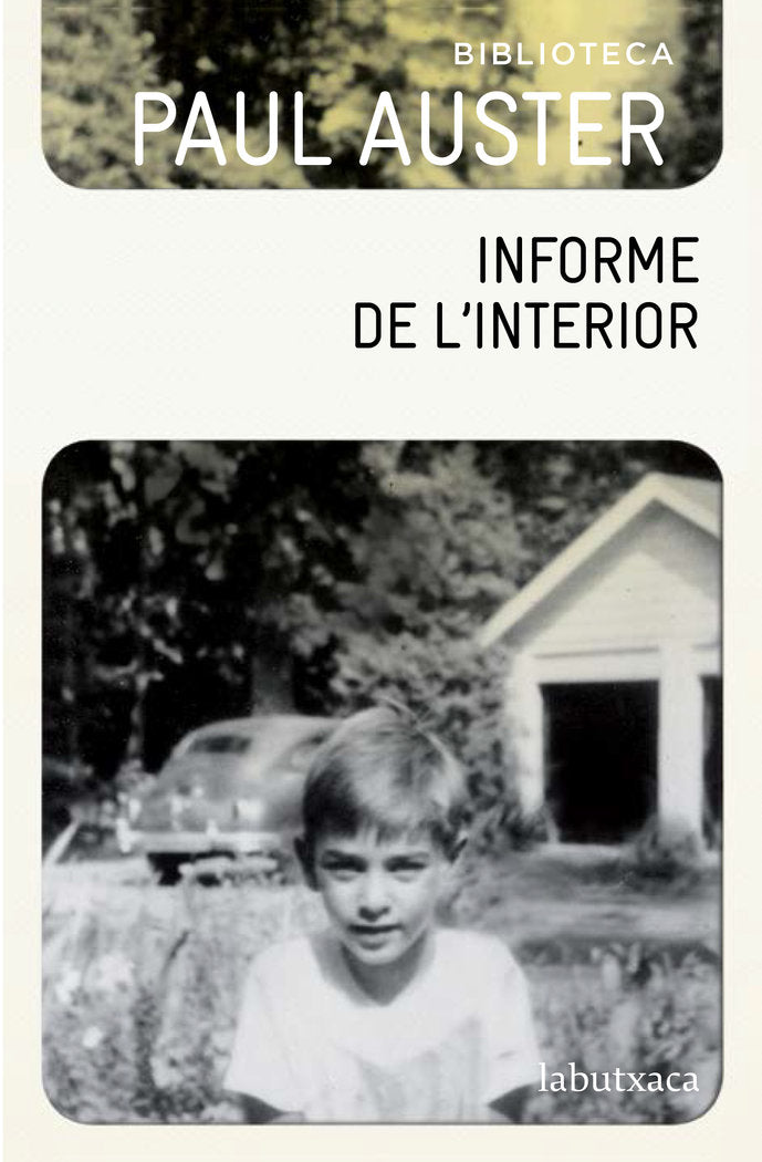 Informe de l'interior, de Auster | portada del libro