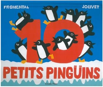 Petits pingüins (pop-up), de Fromental | portada del libro