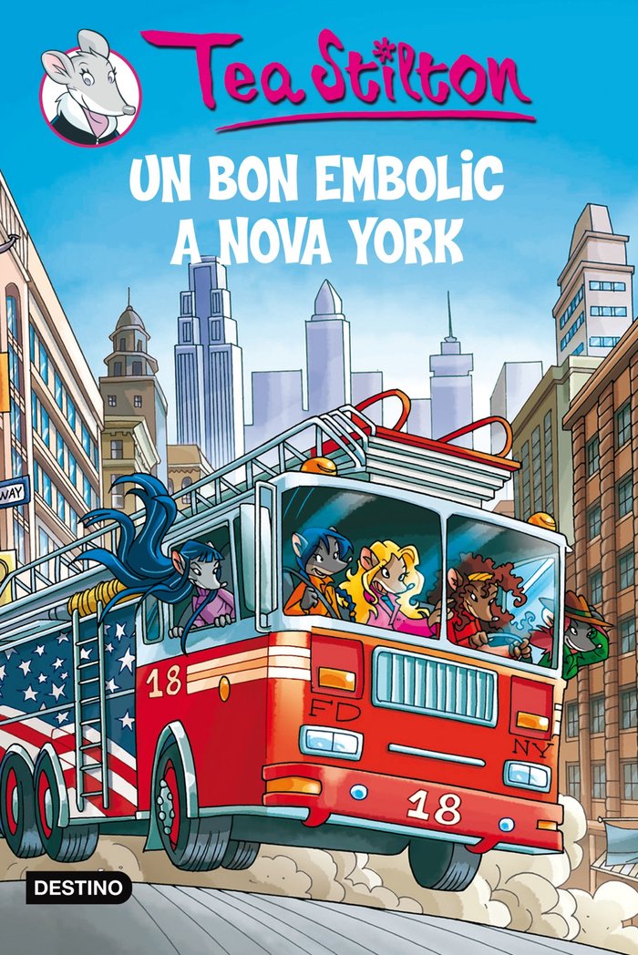 6. Un bon embolic a Nova York, de Stilton | portada del libro