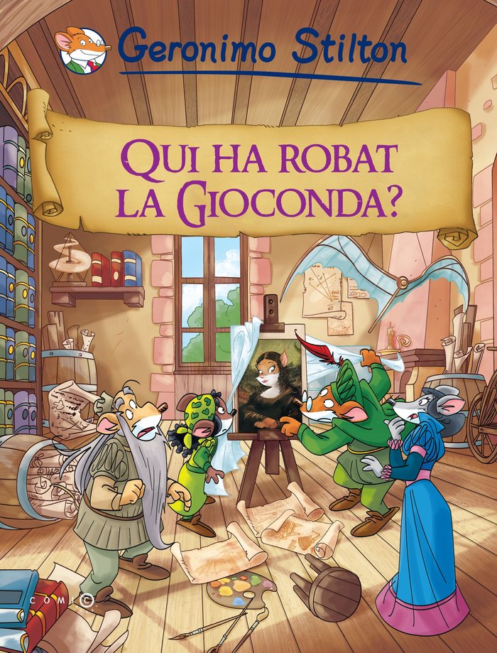 Qui ha robat la Gioconda?, de Stilton | portada del libro