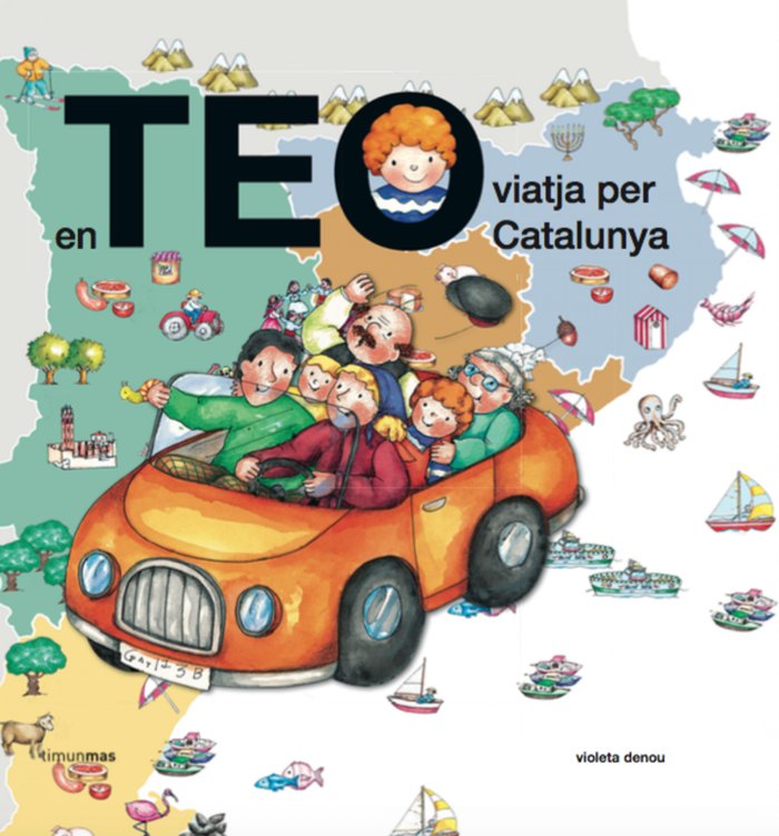 En Teo viatja per Catalunya, de Goyta Vendrell, Carlota | portada del libro