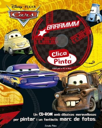 Clica i pinta. Cars, de Autors, Diversos | portada del libro