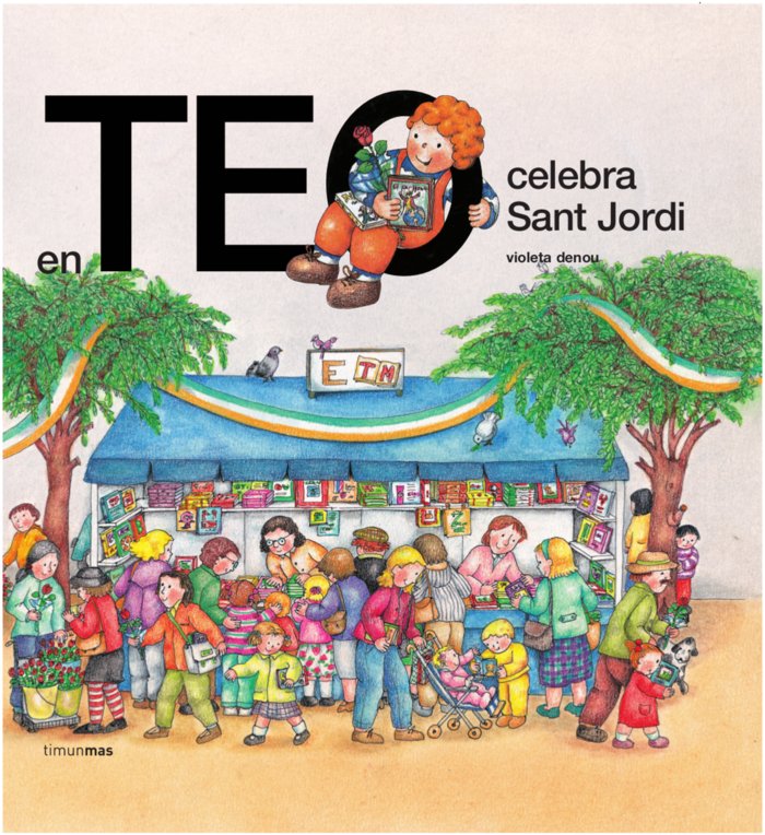 En Teo celebra Sant Jordi, de Denou, Violeta | portada del libro