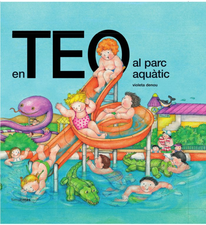 En Teo al parc aquàtic, de Denou | portada del libro