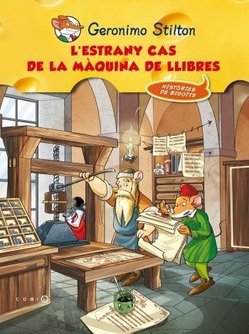 L'estrany cas de la màquina dels llibres, de Stilton, Geronimo | portada del libro