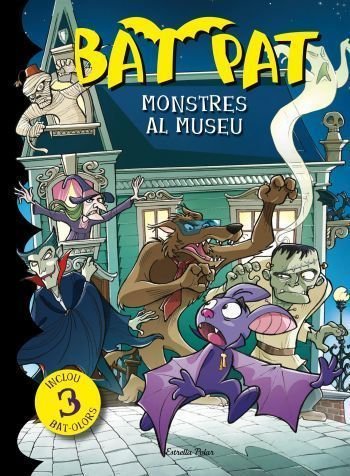 Monstres al museu, de Pat, Bat | portada del libro
