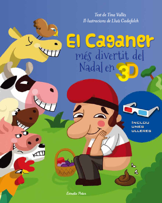 El caganer més divertit del Nadal en 3D, de Vallès | portada del libro