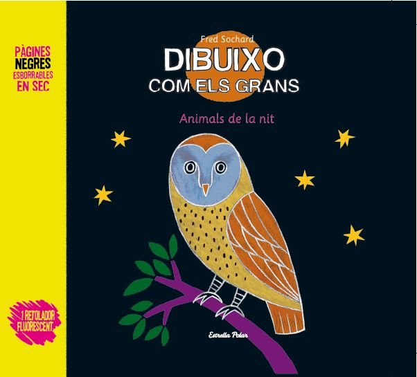 Dibuixo com els grans. Animals de la nit, de Sochard, Frédéric | portada del libro