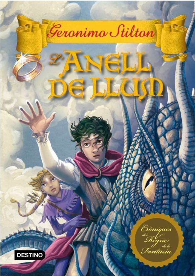 L'anell de llum, de Stilton | portada del libro