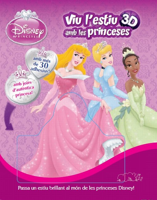 Viu l'estiu amb les princeses. 3D, de Autors | portada del libro