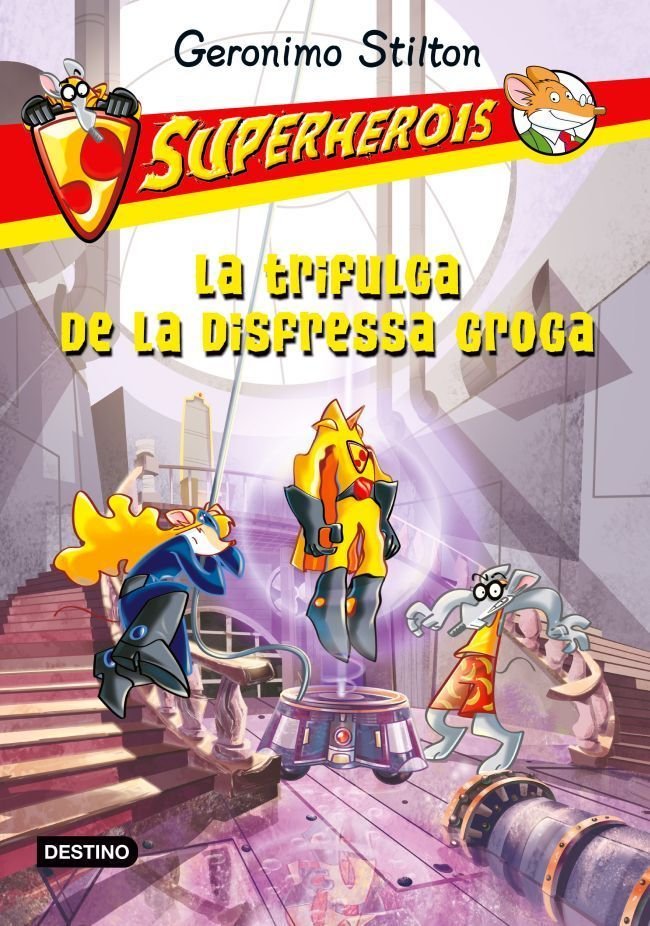 La trifulga de la disfressa groga, de Stilton, Geronimo | portada del libro