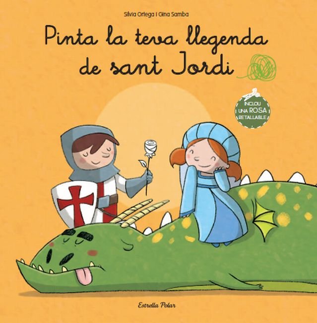 Pinta la teva llegenda de Sant Jordi, de Autors, Diversos | portada del libro