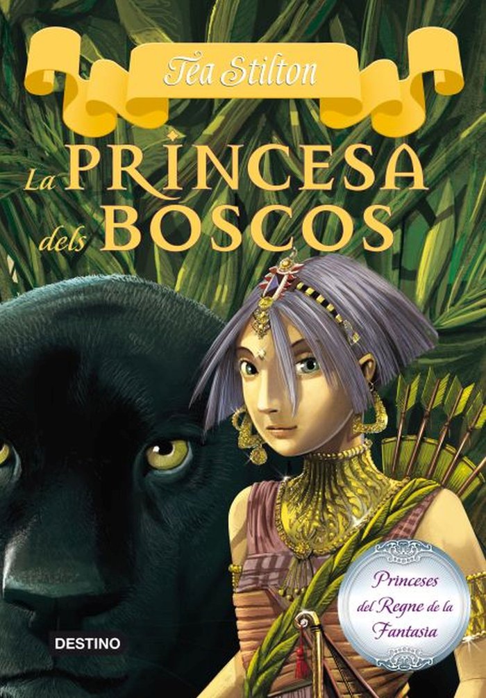 4. La princesa dels boscos, de Stilton | portada del libro