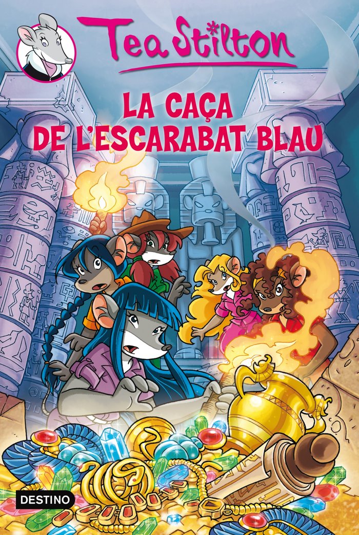 11. La caça de l'escarabat blau, de Stilton, Tea | portada del libro