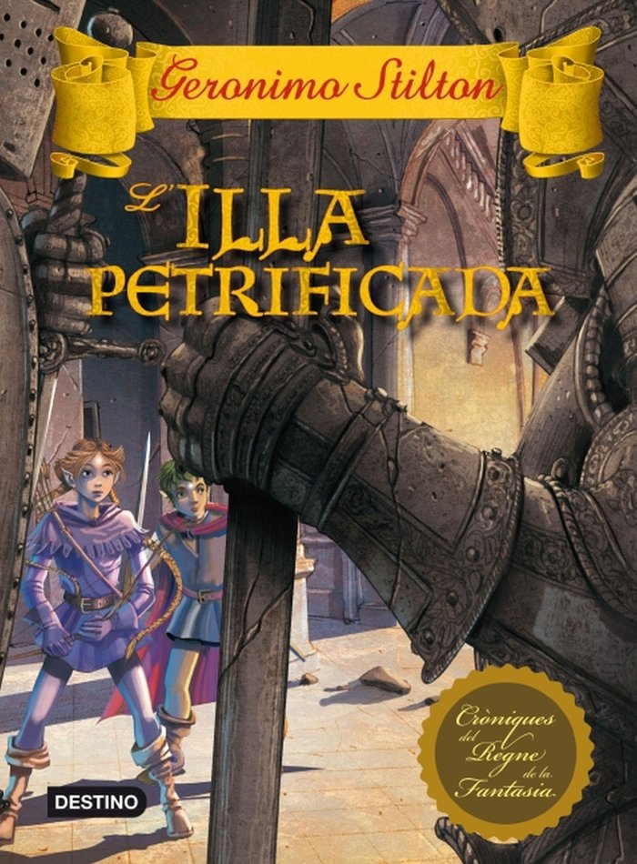 L'illa petrificada, de Stilton | portada del libro