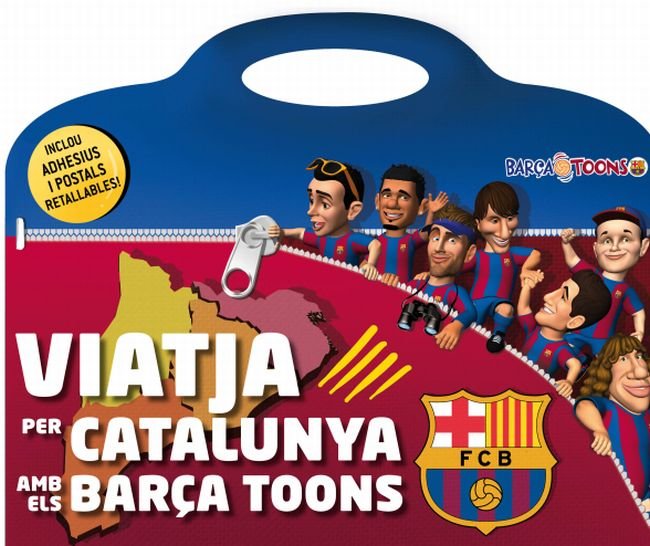 Viatja per Catalunya amb els Barça Toons, de Autors | portada del libro