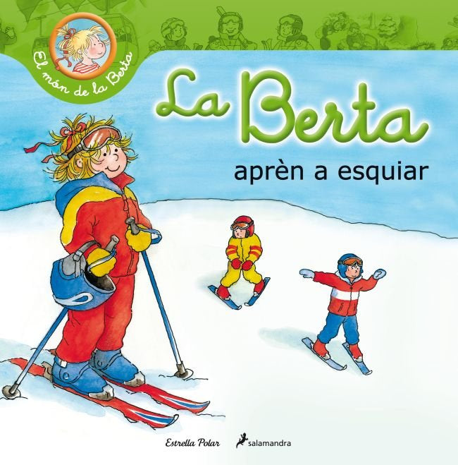 La Berta aprèn a esquiar, de Schneider | portada del libro