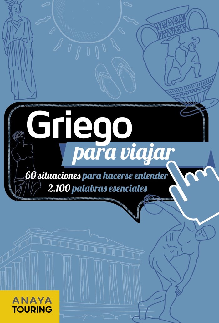 Griego para viajar, de Anaya Touring | portada del libro