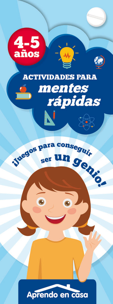 APRENDO EN CASA ACTIVIDADES PARA MENTES RÁPIDAS 4-5 | portada del libro