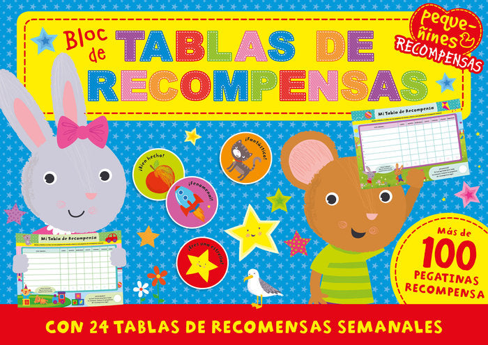 PEQUEÑINES- BLOC DE TABLAS DE RECOMPENSA | portada del libro
