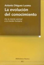 La evolución del conocimiento, de Antonio Diéguez Lucena | portada del libro