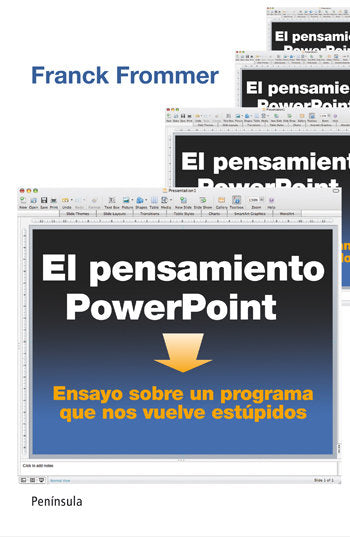 El pensamiento PowerPoint, de Frommer, Franck | portada del libro