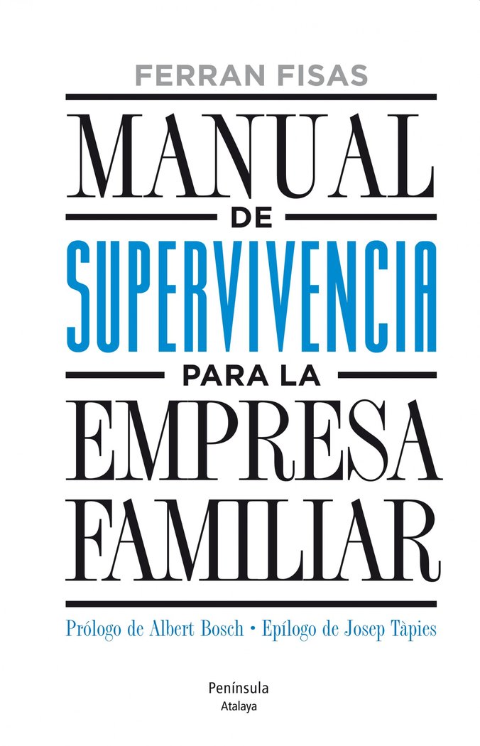 Manual de supervivencia para la empresa familiar, de Fisas Armengol | portada del libro