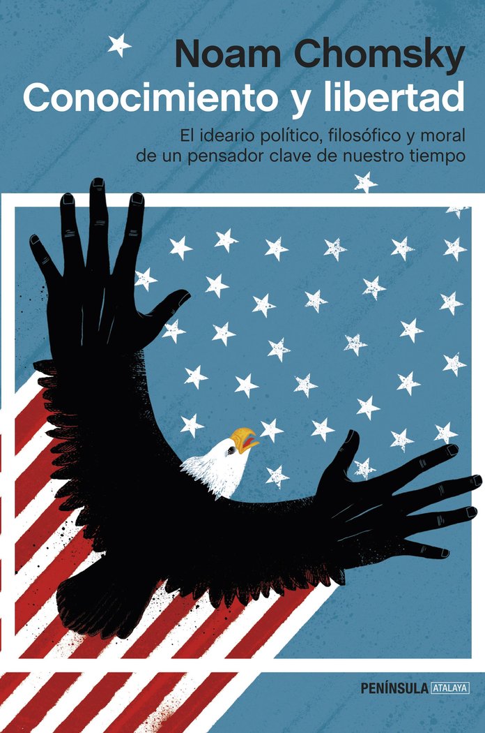 Conocimiento y libertad, de Chomsky | portada del libro
