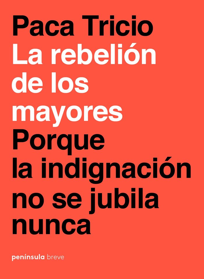 La rebelión de los mayores, de Tricio, Paca | portada del libro