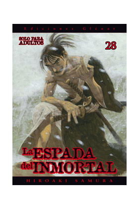 La espada del inmortal 28, de Samura | portada del libro
