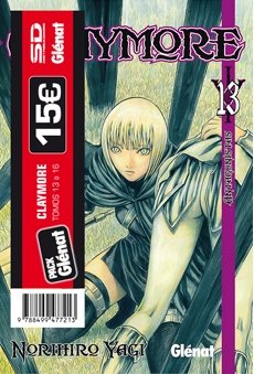 PACK GLENAT: CLAYMORE (VOLS.13 A 16), de YAGI | portada del libro