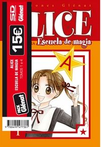 PACK GLENAT: ALICE ESCUELA DE MAGIA (VOLS.1 A 4), de HIGUCHI | portada del libro
