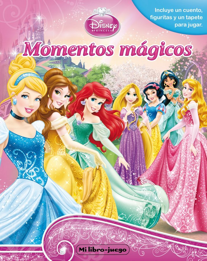 Princesas. Mi libro-juego. Momentos mágicos, de Disney | portada del libro