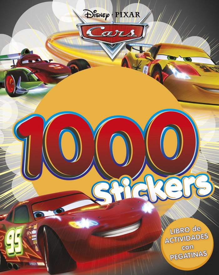 Cars. Libro de actividades con 1.000 pegatinas, de Disney | portada del libro