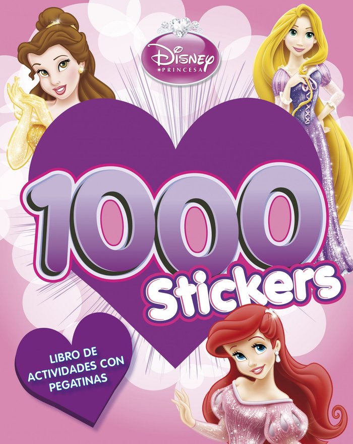 Princesas. Libro de actividades con 1.000 pegatinas, de Disney | portada del libro