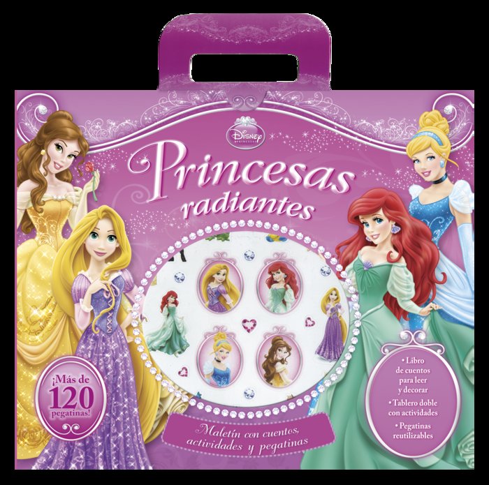 Princesas radiantes. Maletín, de Disney | portada del libro