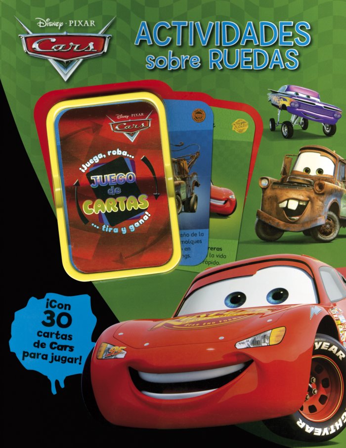 Cars. Actividades sobre ruedas, de Disney | portada del libro