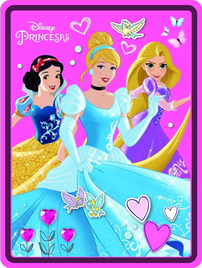 Princesas. Caja metálica, de Disney | portada del libro
