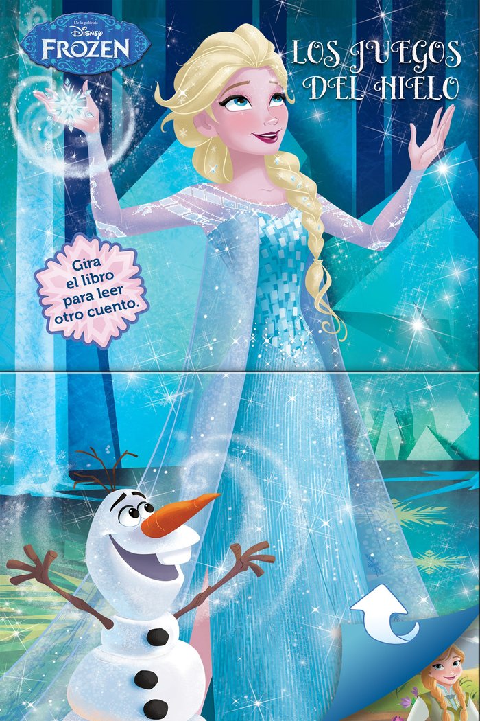 Frozen.Los juegos del hielo. Cuento doble, de Disney | portada del libro