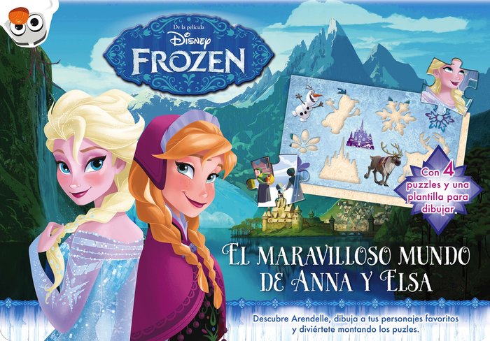 Frozen. El maravilloso mundo de Anna y Elsa, de Disney | portada del libro