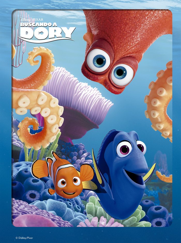 Buscando a Dory. Caja metálica, de Disney | portada del libro