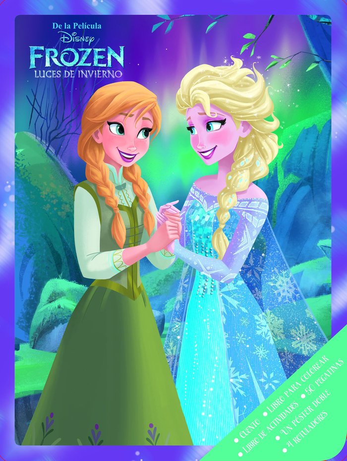 Frozen. Luces de invierno. Caja metálica, de Disney | portada del libro