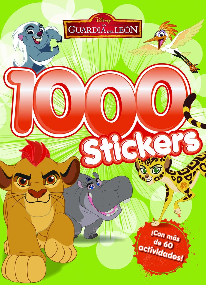 La Guardia del León. 1000 stickers, de Disney | portada del libro