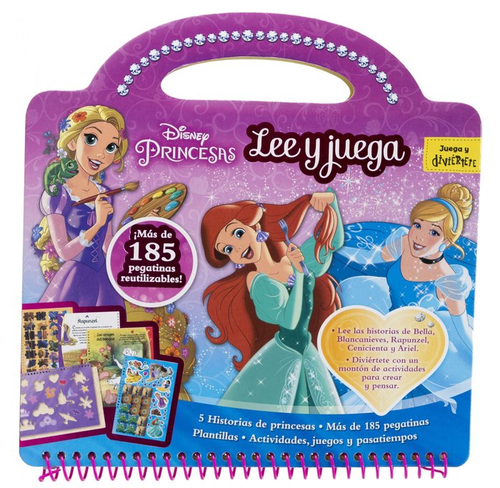 Princesas. Lee y juega, de Disney | portada del libro