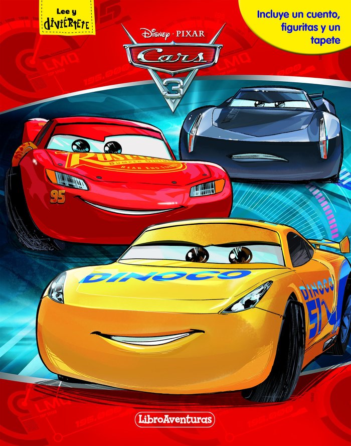 Cars 3. Libroaventuras, de Disney | portada del libro
